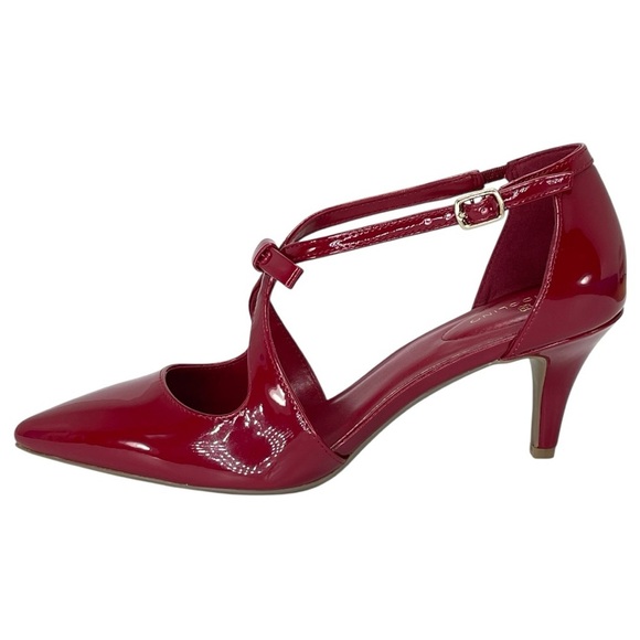 Bandolino Zeffer3 Red Patent Leather Womens Heels Size 8.5M - Picture 3 of 14